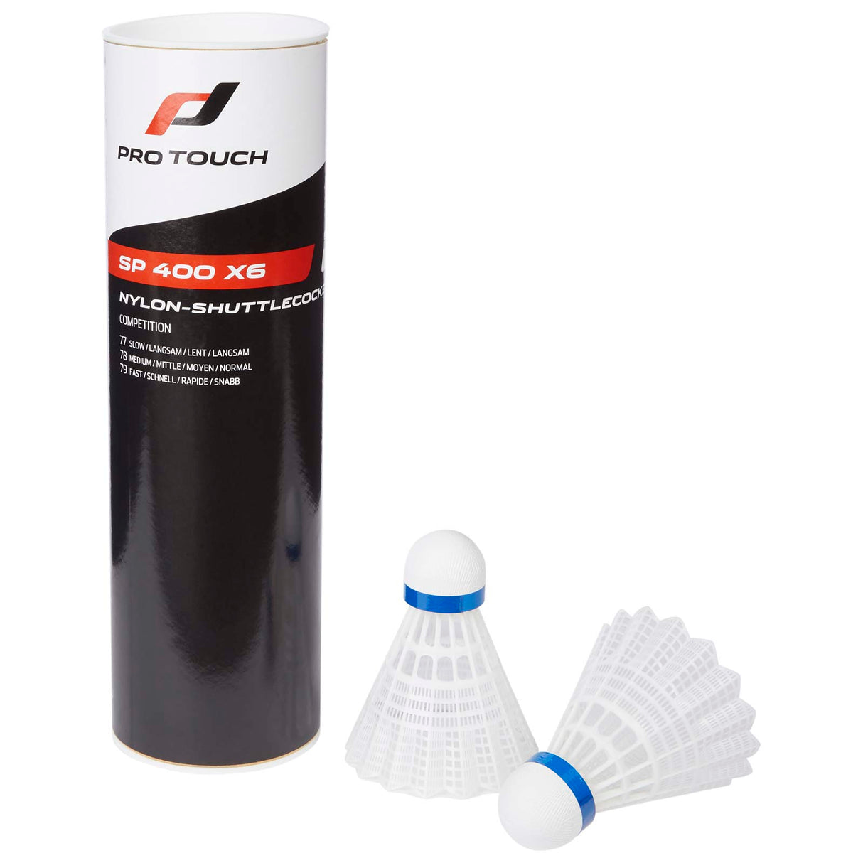 Pro Touch SP 400 x6 Shuttlecock White
