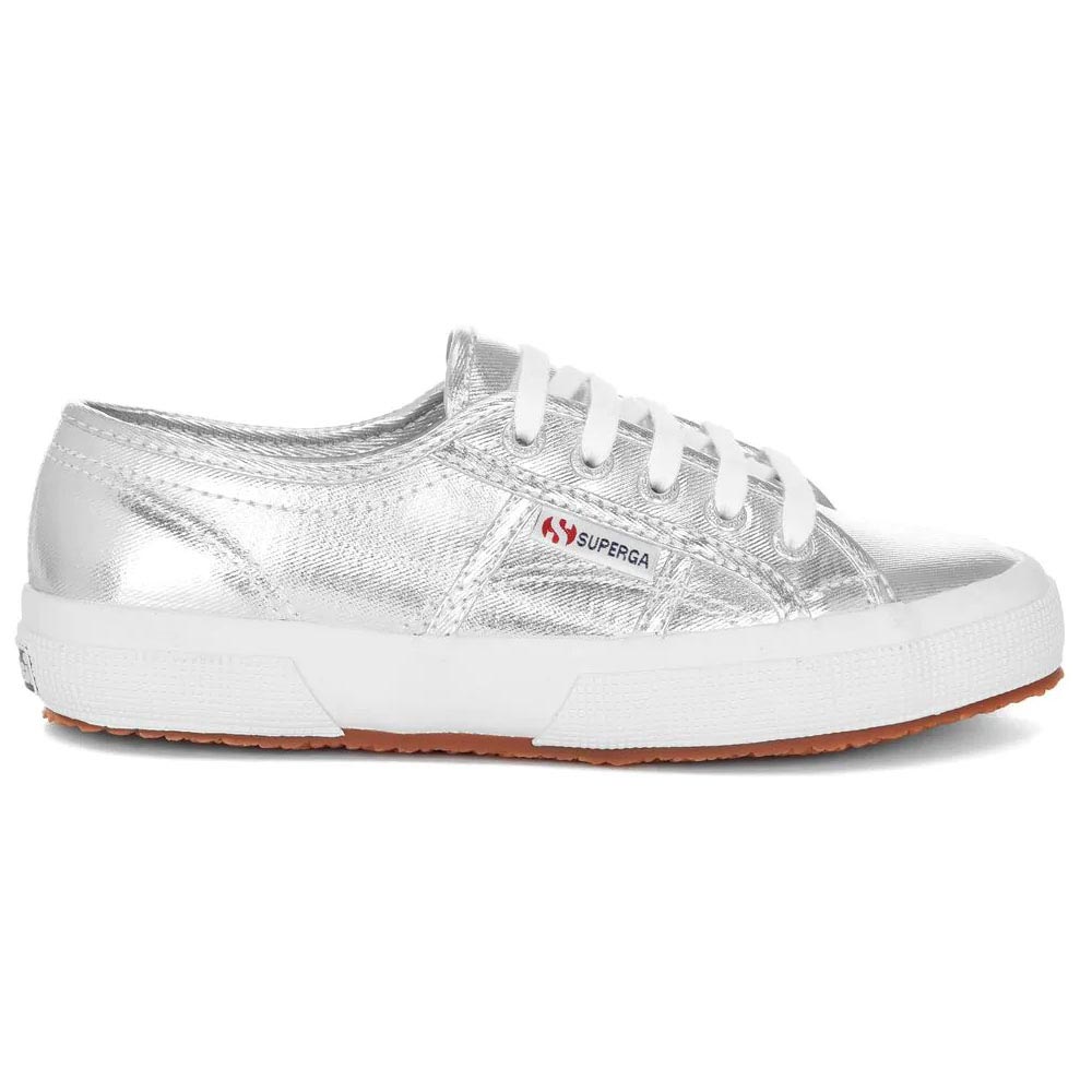 Superga Canvas Sneaker Metallic Wmn Silv