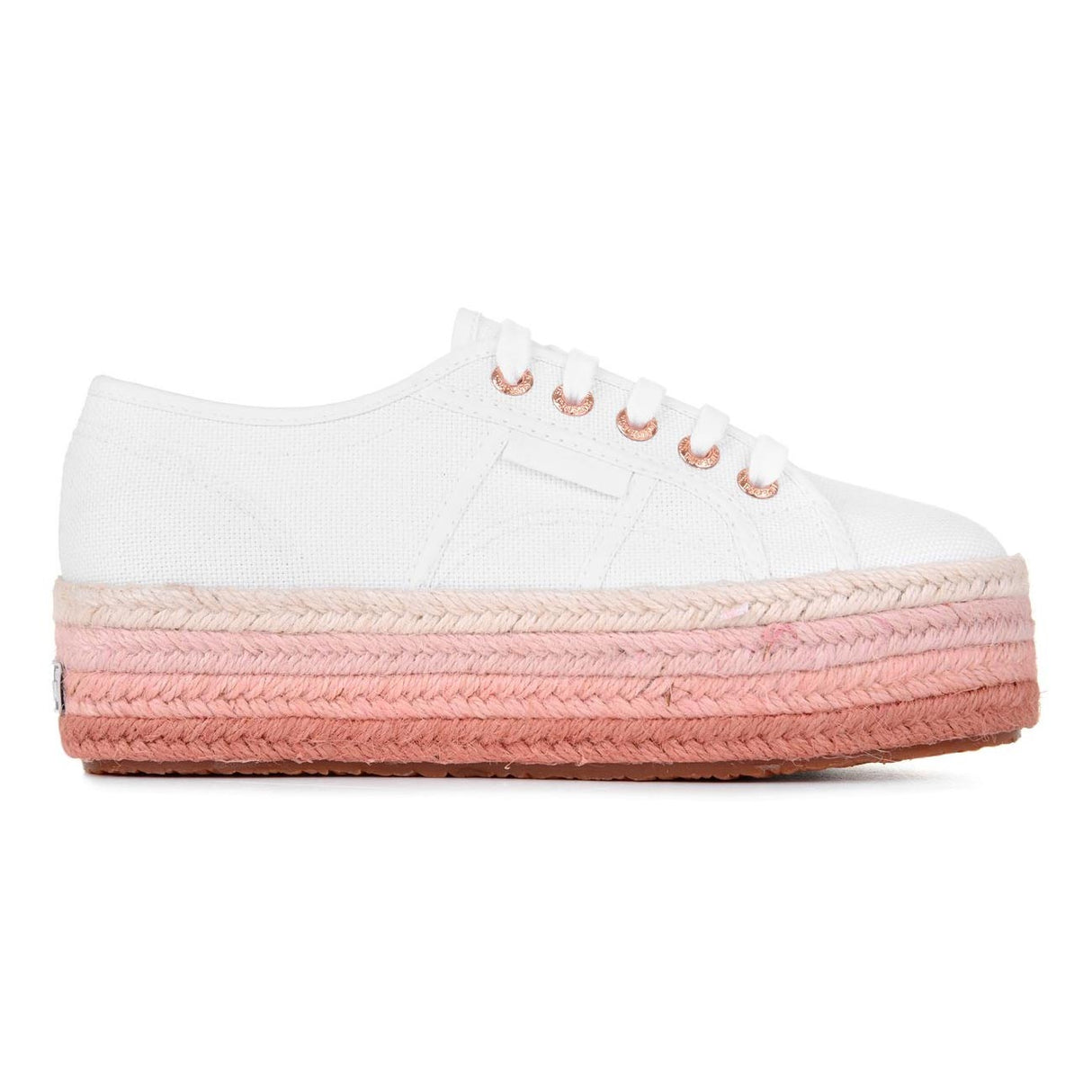 Superga Platform Canvas Sneaker Wmn Wht/