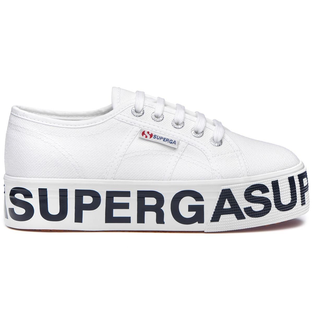 Superga Platform Canvas Sneaker Wmn Wht/