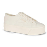 Superga Platform Canvas Sneaker Wmn Beig