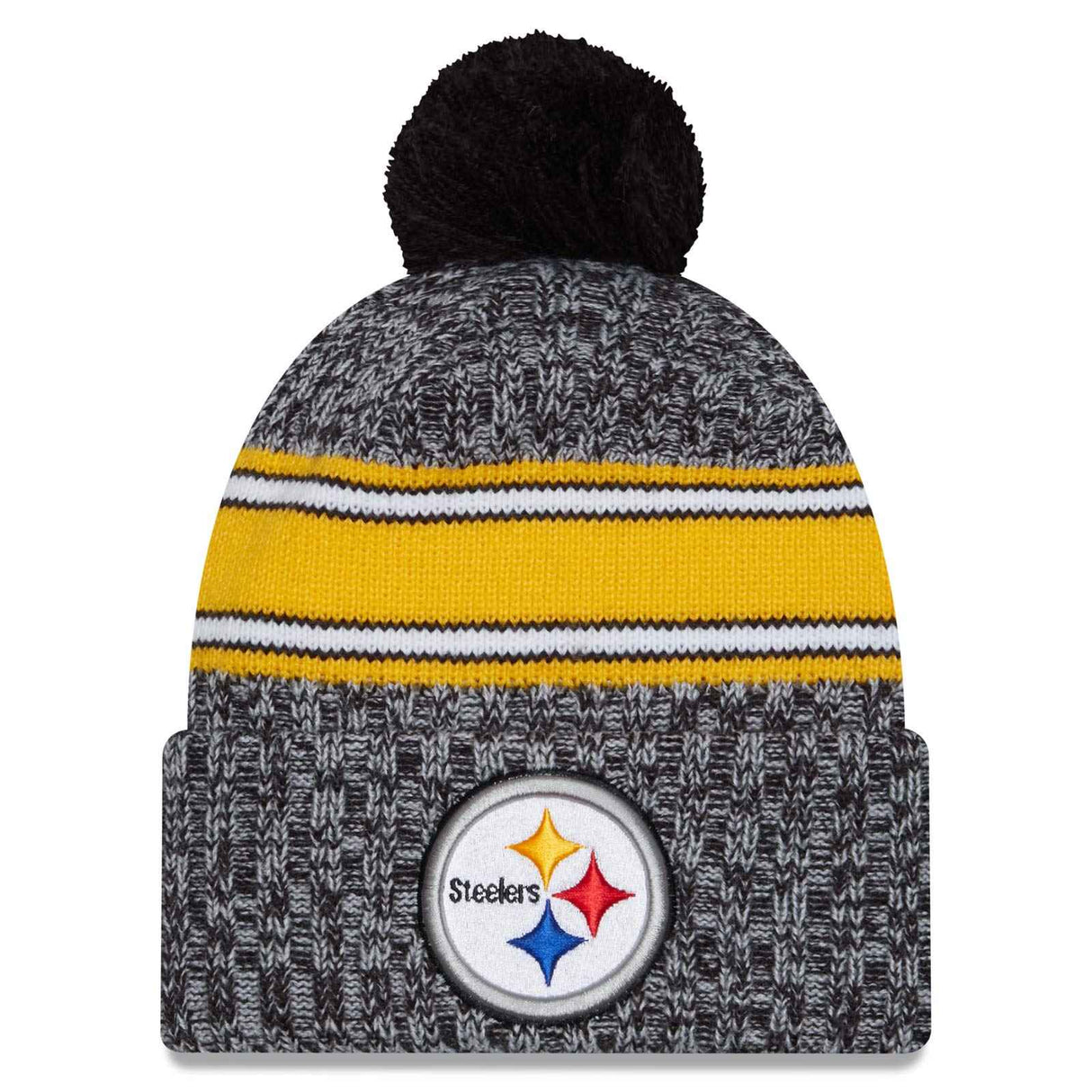 New Era NFL Steelers 23 Bobble Hat Black