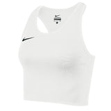 NIKE WMN TEAM STOCK COVER TOP WHITE/BLK