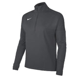 NIKE WMN DRY ELEMENT TOP HZ GREY/WHT