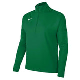 NIKE WOMENGÇÖS DRY ELEMENT TOP HZ GRN/WHT