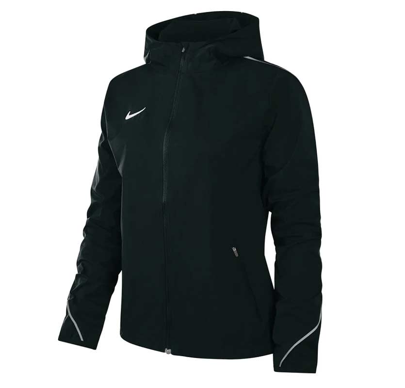 NIKE WOMENGÇÖS WOVEN JACKET BLACK/WHITE