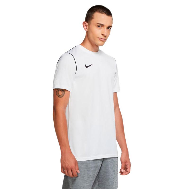 NIKE MENS DF PARK20 TOP SS WHITE