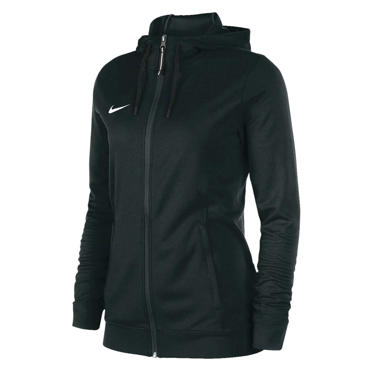 NIKE Wmn Team Basketball Hoodie FZ Blk