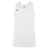 NIKE MENS STOCK DRY MILER SINGLET WHT