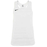 NIKE WMN STOCK DRY MILER SINGLET WHT