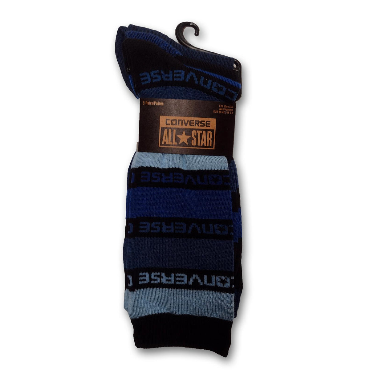 Converse Hombre Mens Socks Black/Blue