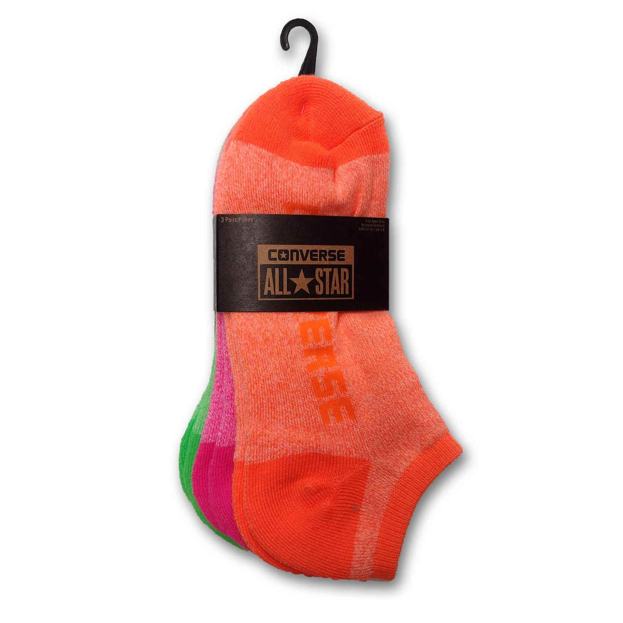 Converse Marled Tipped Wmn Socks Wht