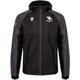 Macron Connacht 23/24 Wproof Jacket Blk