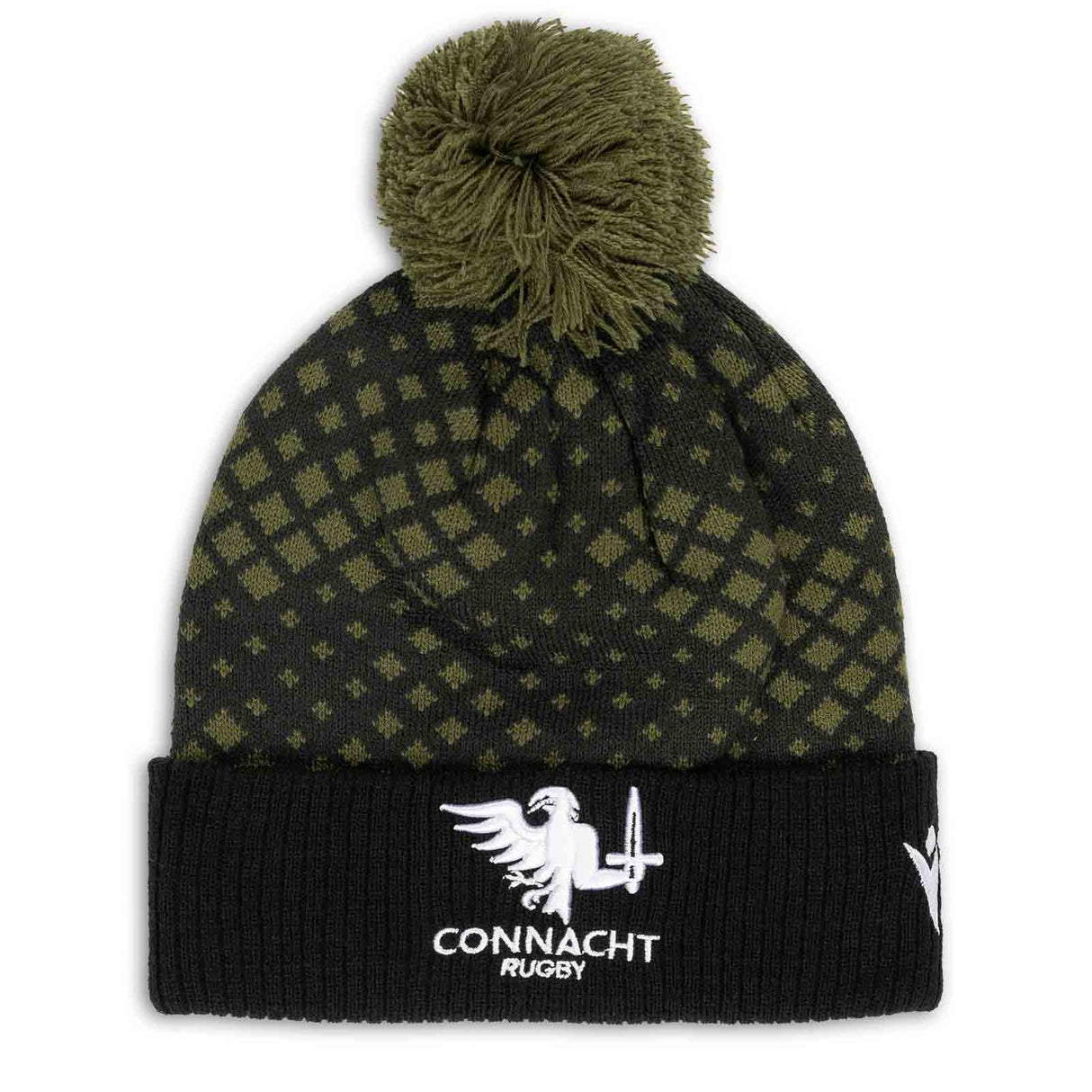 Macron Connacht 23/24 Pom Pom Beanie Grn