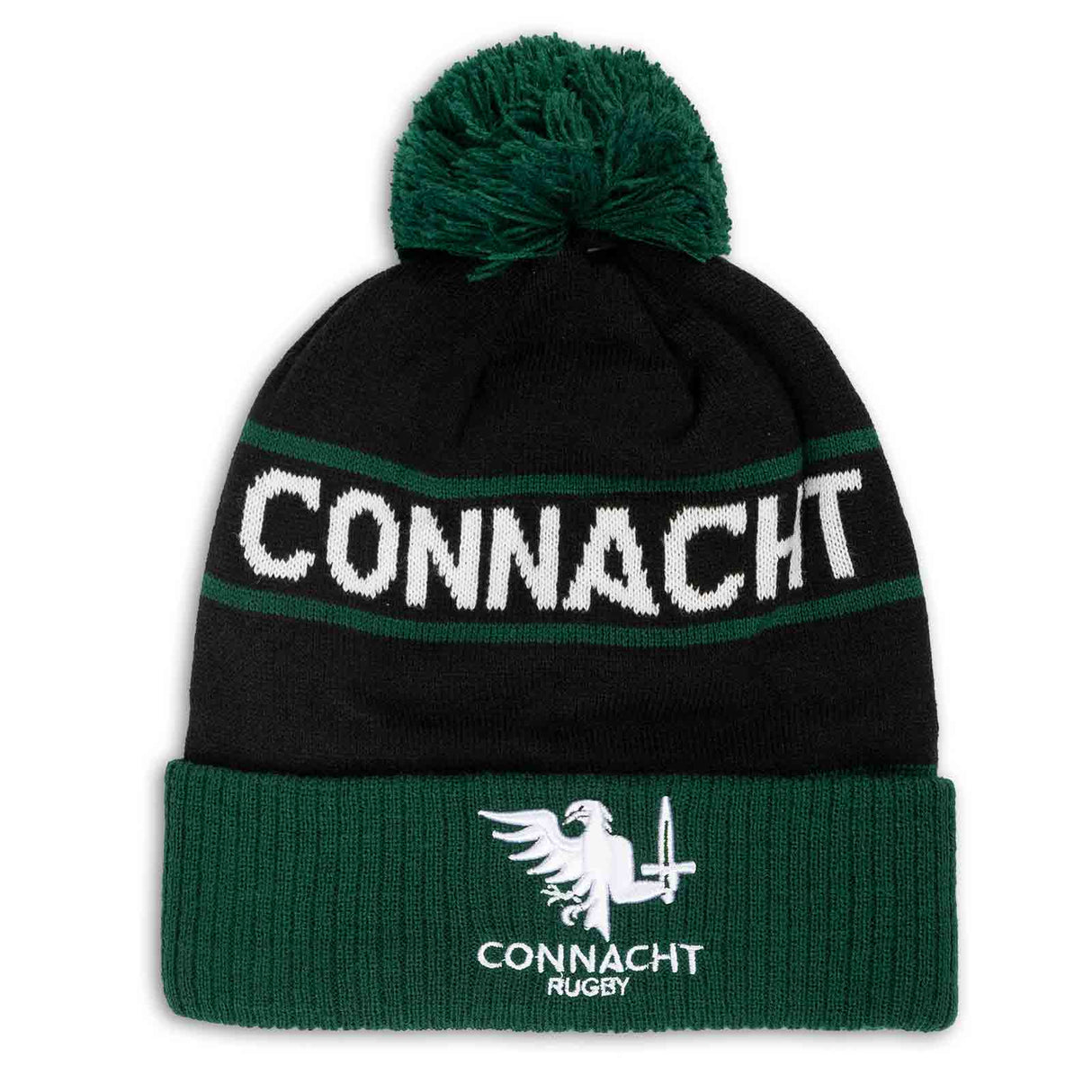 Macron Connacht 23/24 Pom Pom Beanie Grn