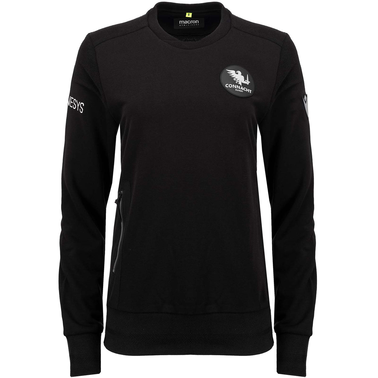 Macron Connacht 23/24 Wmns Sweater Black