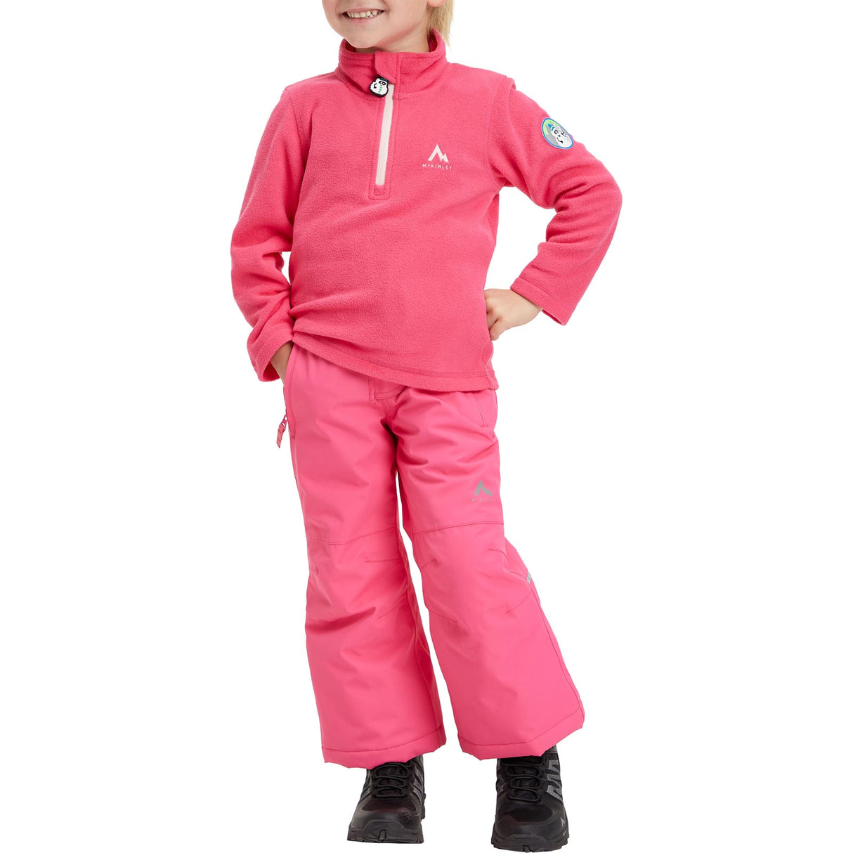 MCKINLEY Tibo Fleece H/Z Girls PNK