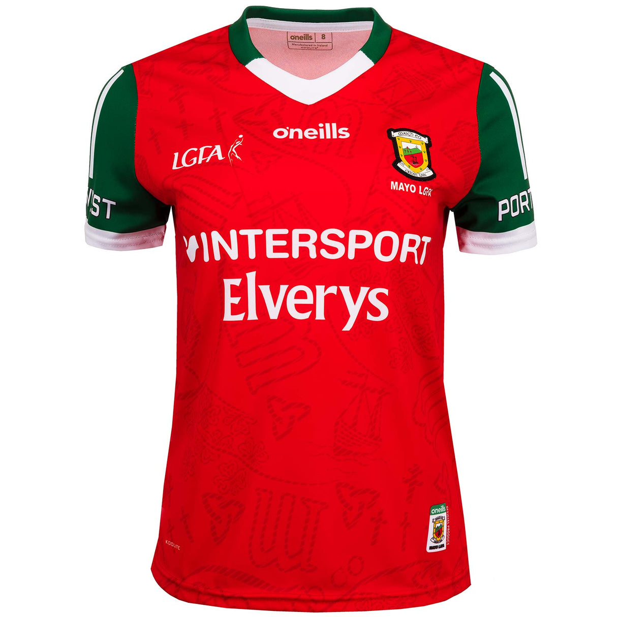 O'Neills Mayo 23 Alt LGFA Wmn Jersey Red
