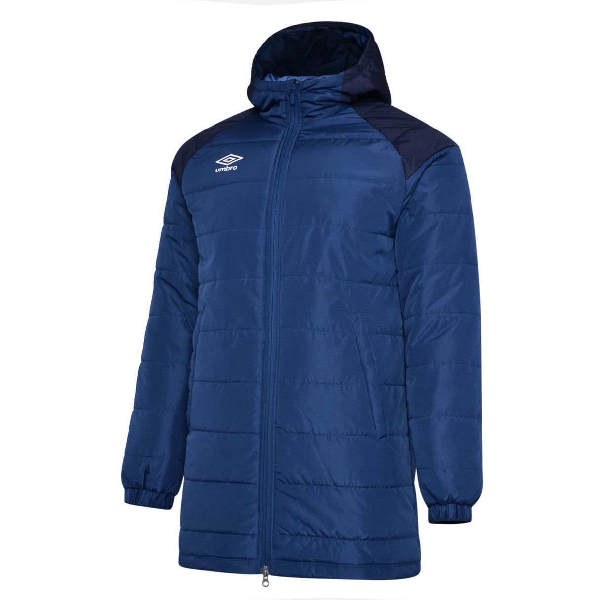 Umbro Padded Jacket with Hood Kids Nvy