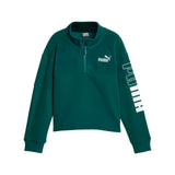Puma Girls Power Color Hi-Neck HZ Green