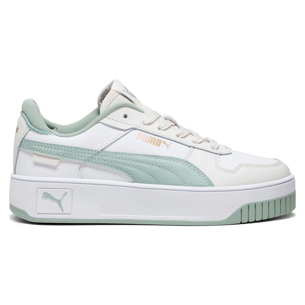 Puma Carina Street Kid Girls White/Green