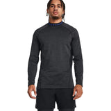 UA Mens CG Armour Twist Mock Grey
