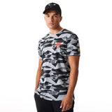 New Era NBA Geometric AOP Tee Bulls Mul