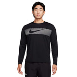 Nike Mens DF UV Miler Flash LS Top Black