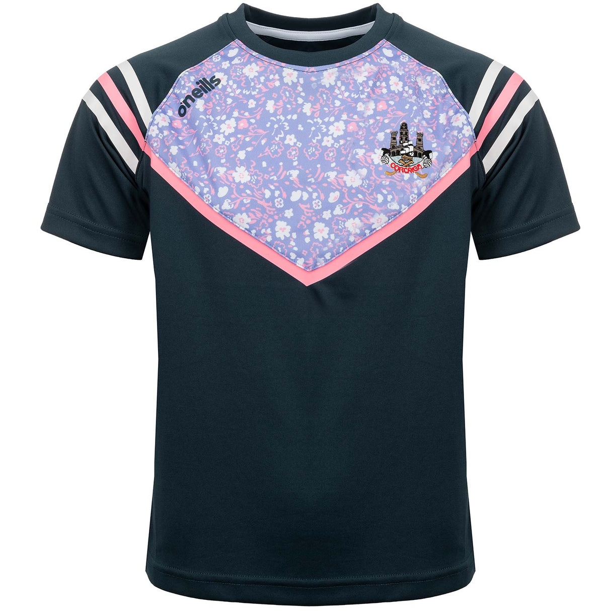 O'Neills Cork Ballycastle Girls Tee Navy