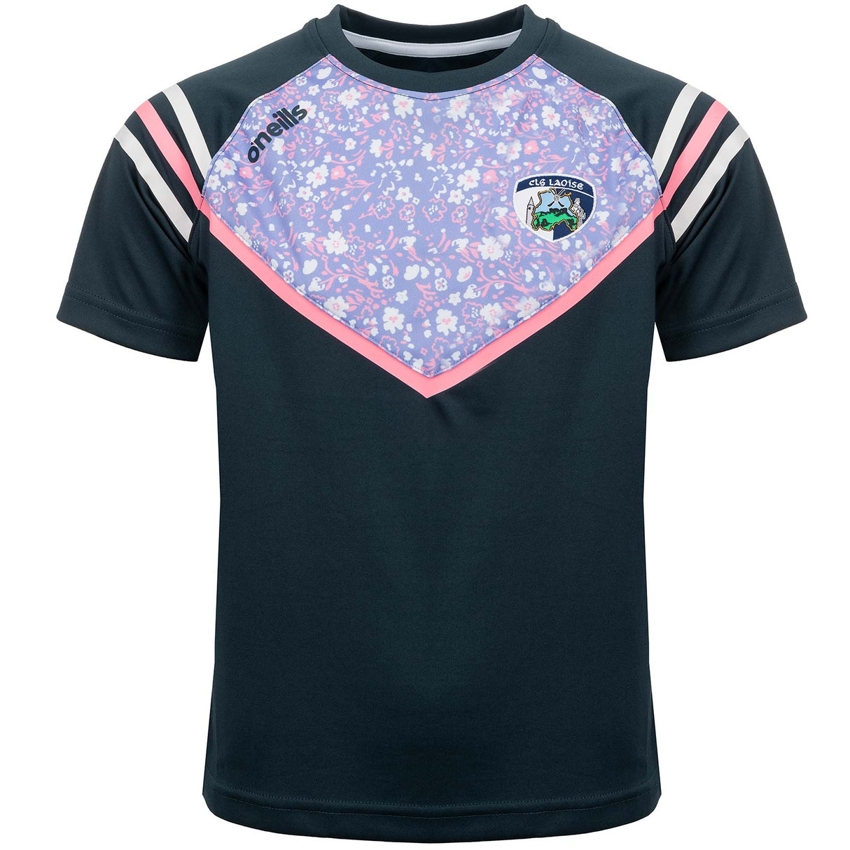 O'Neills Laois Ballycastle Girls Tee Nvy