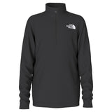 TNF Boys 1/2 Zip LS Tee  Black