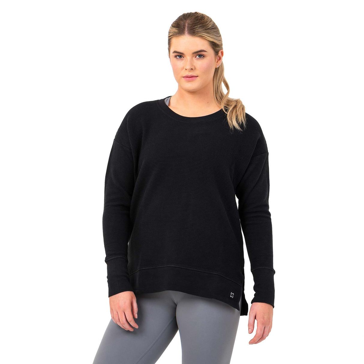 Bodylogic JS Wave Waffle Sweatshirt Blk