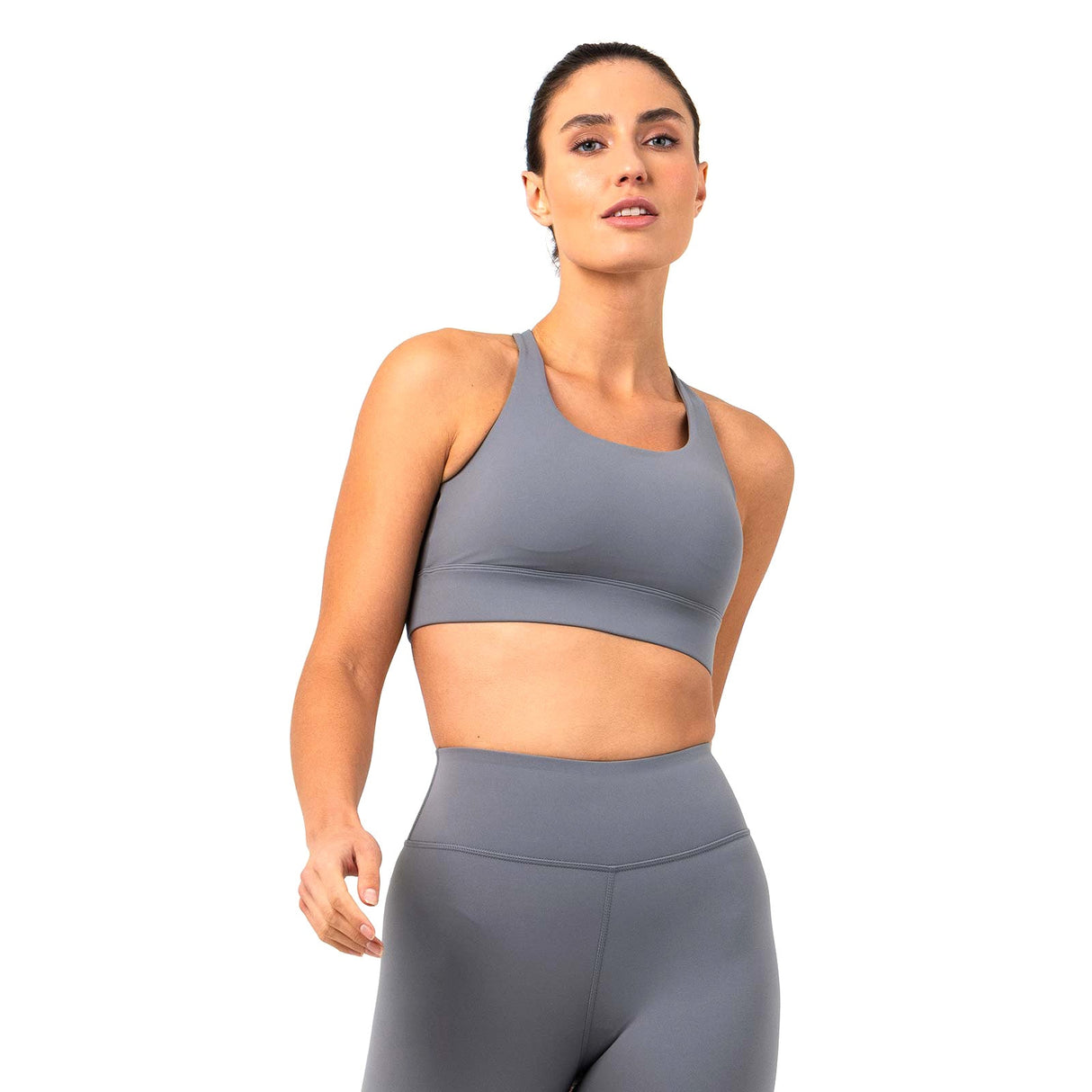 Bodylogic JS Soul Cross Back Bra Grey