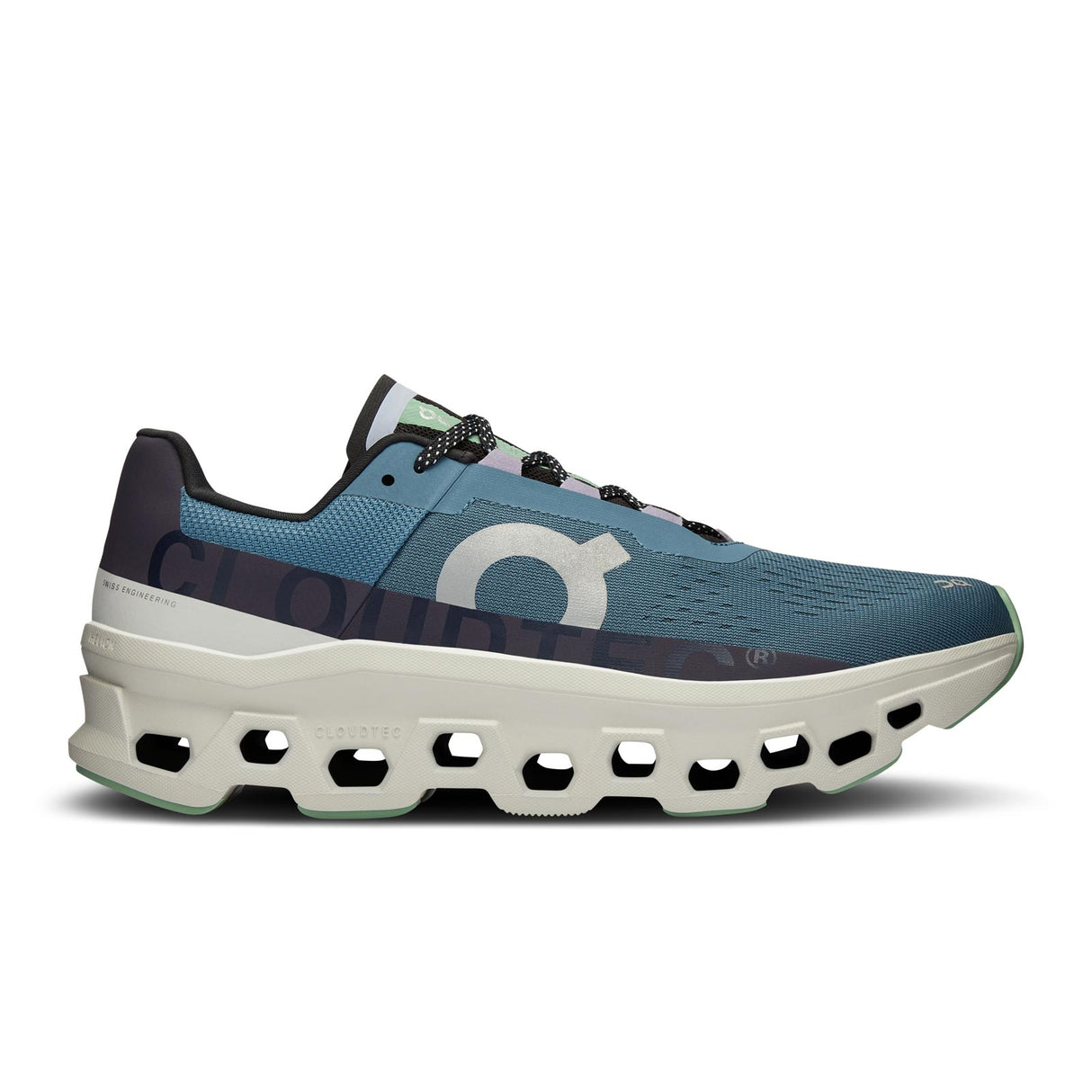 ON Cloudmonster Mens Blue/White