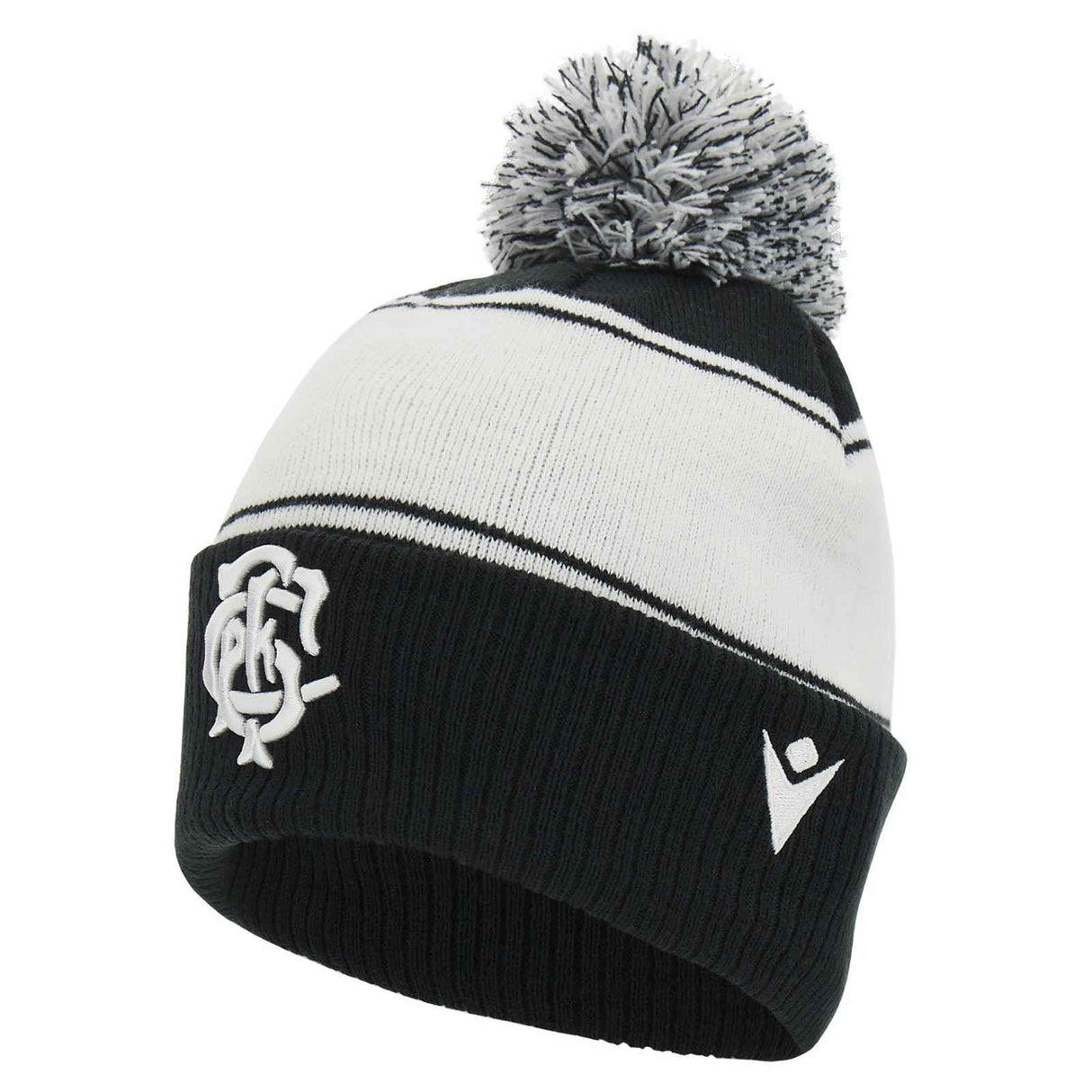 Macron Barbarians 23/24 Beanie Hat White