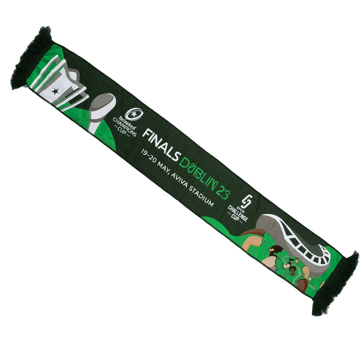 Kappa EPCR Finals 23 Scarf Green