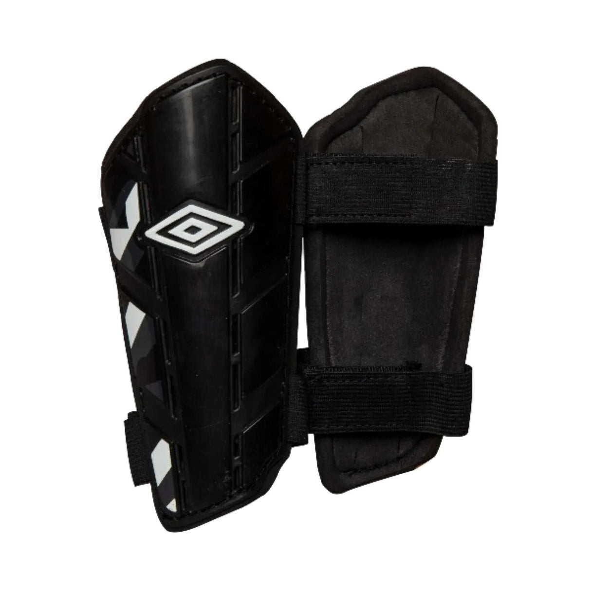 Umbro Veloce Jnr Slip Shin Guard Black