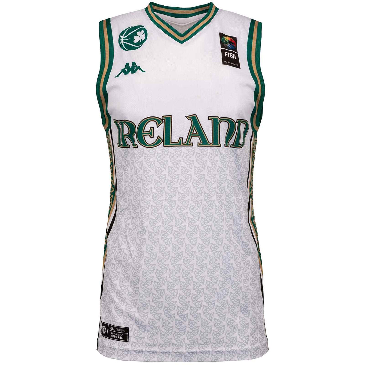 Kappa BB Ireland 23 Away Wmns Jersey Wht