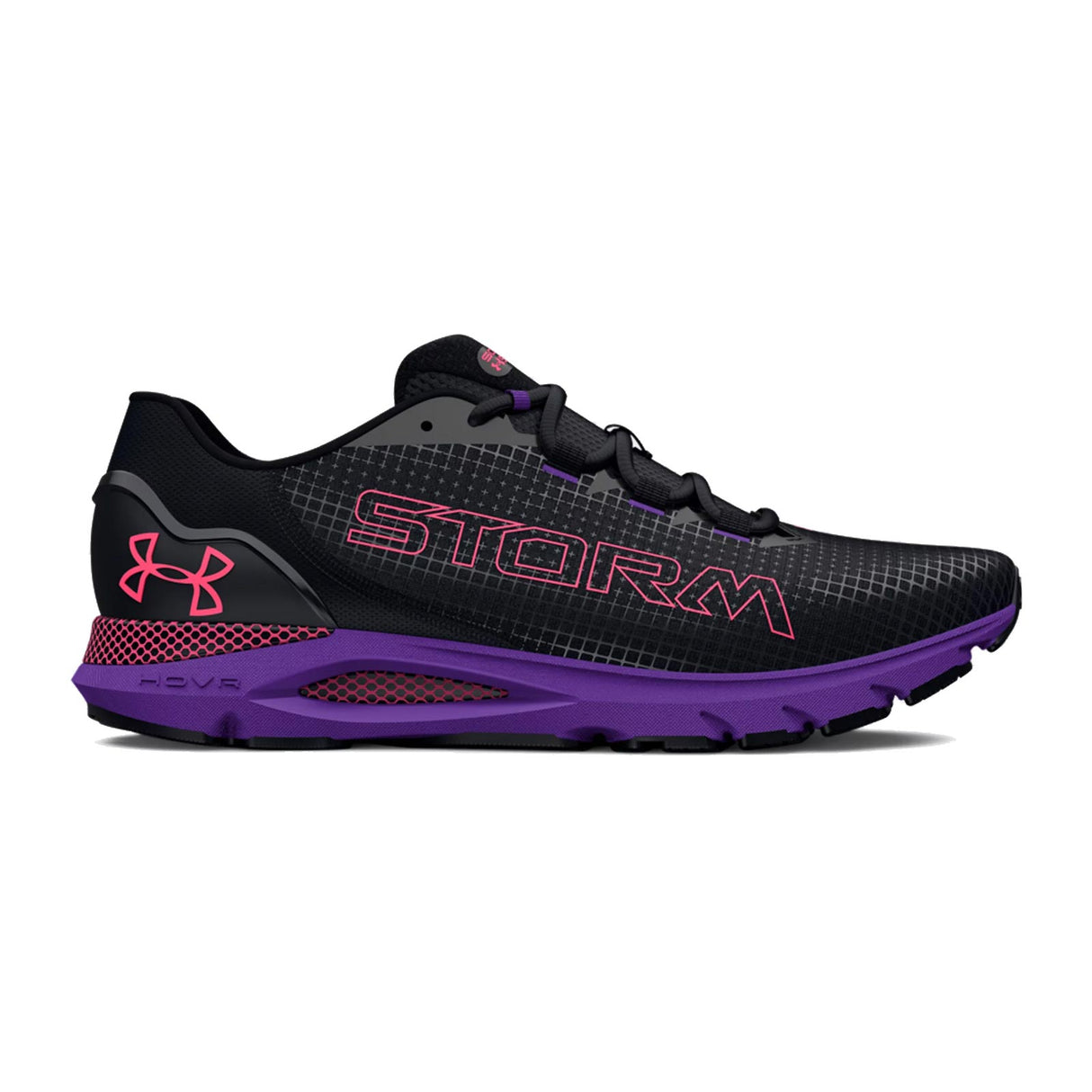 UA Hovr Sonic 6 Storm Mens Black/Purple
