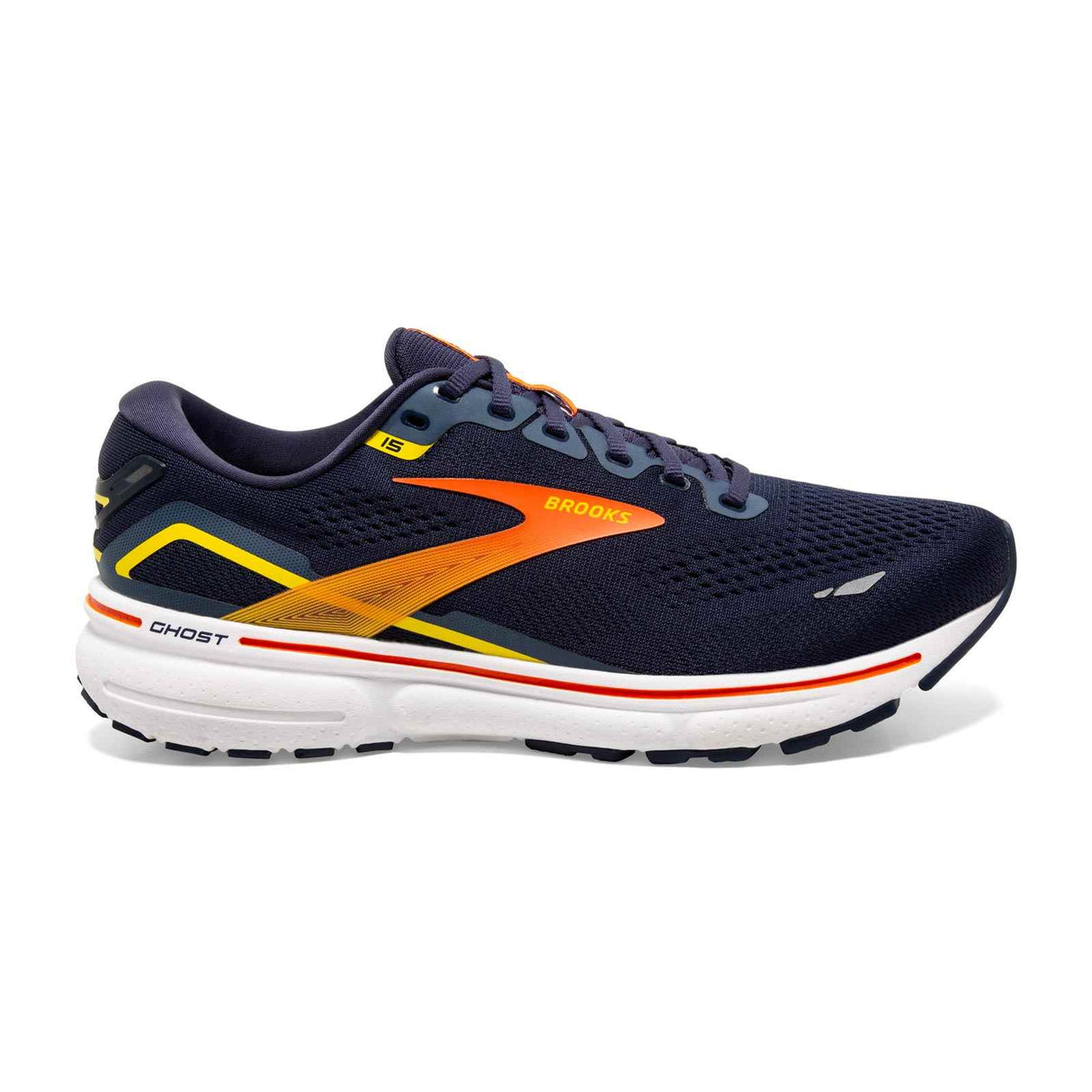 Brooks Ghost 15 Mens Navy/Orange
