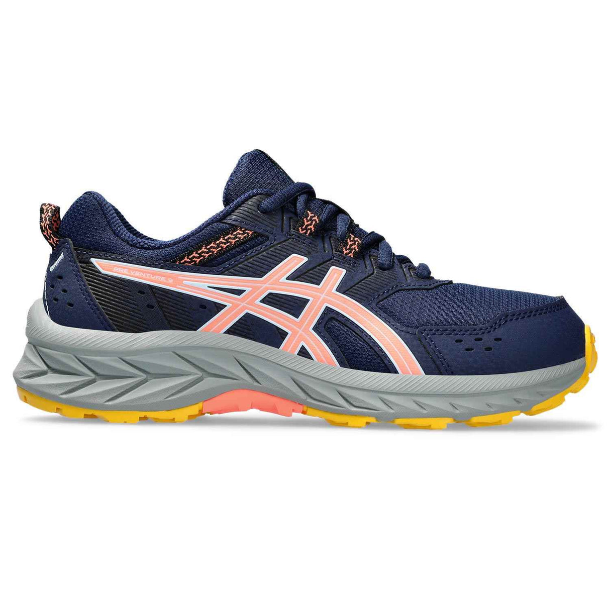 Asics Pre-Venture 9 Kid Girls Navy/Pink