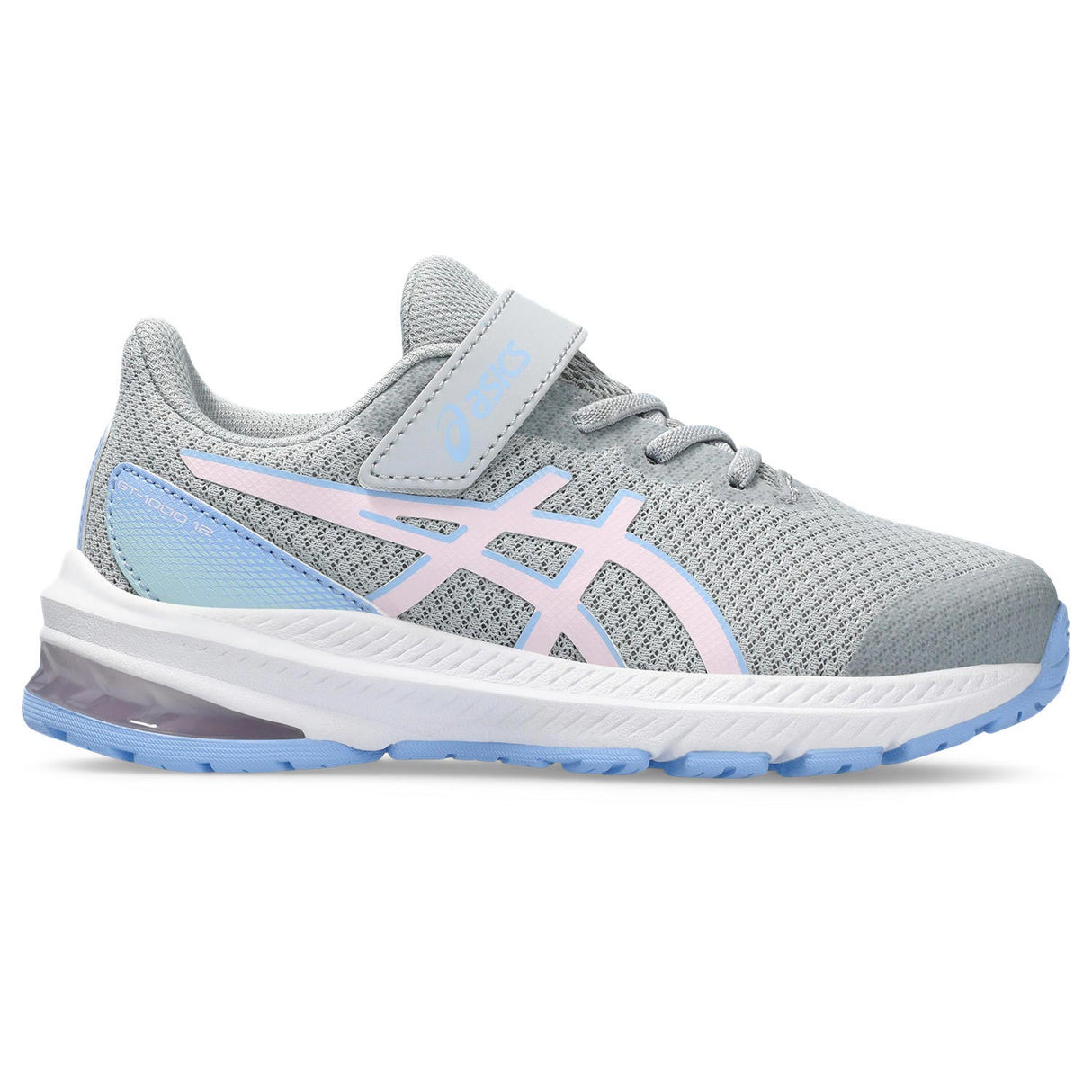 Asics GT-1000 12 Jnr Girls Grey/Pink
