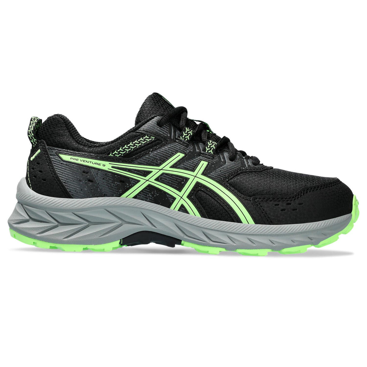 Asics Pre-Venture 9 Kid Boys Black/Green