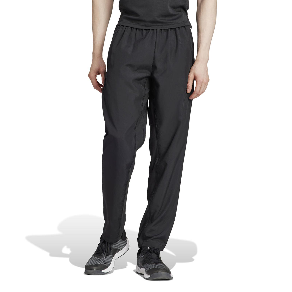 adidas Mens GYM+ Woven Pant Black