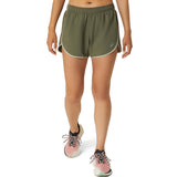 Asics Womens Icon 4in Short Green