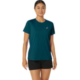 Asics Womens Core SS Top Green