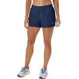 Asics Womens Core 4in Short Blue