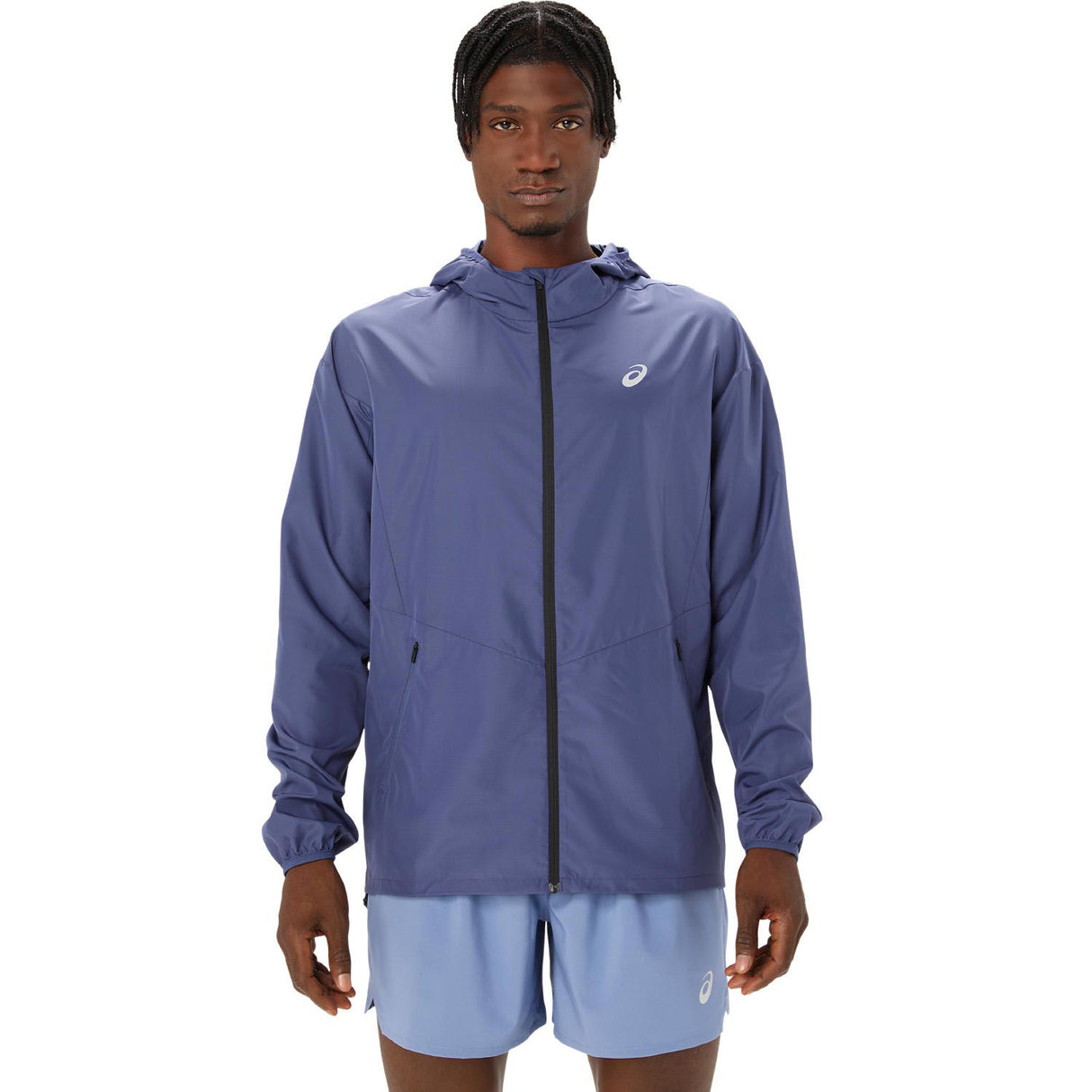 Asics Mens Accelerate Light Jacket Blue