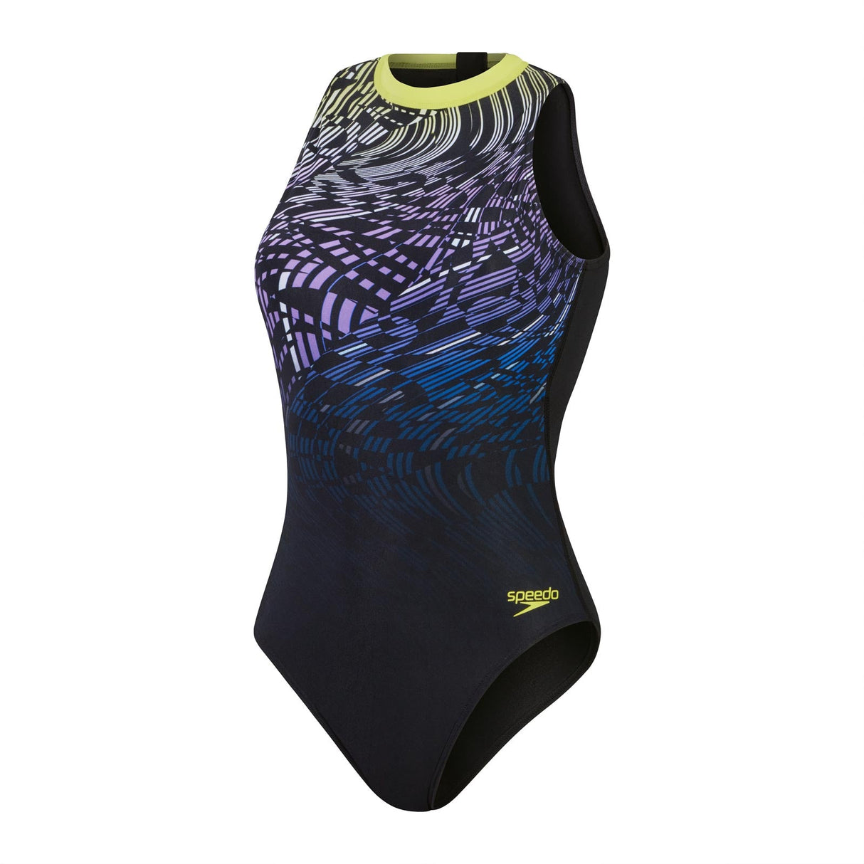 Speedo Womens Printed Hydrasuit Black