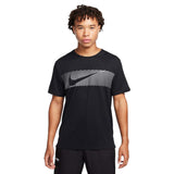 NIKE MENS FLASH MILER TOP BLACK
